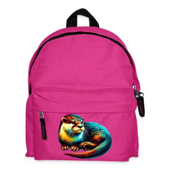 Otter - Kids' Backpack - fuchsia - Front
