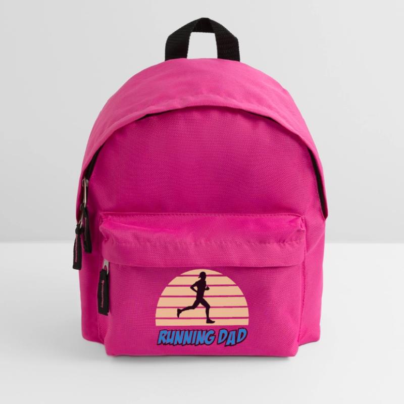 Running dad Kids' Backpack