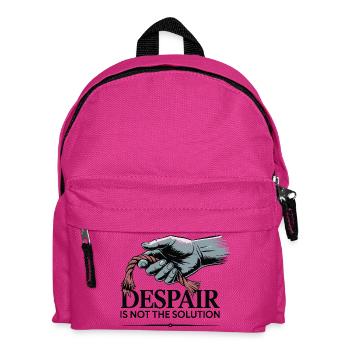 Elastische Hand, die ausgefranstes Seil hält - Kinder Rucksack - Fuchsia - Vorne