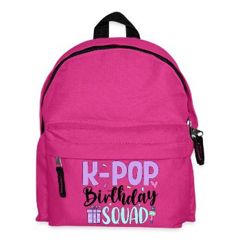 Équipe d’anniversaire K Pop - Sac à dos Enfant - fuchsia - Devant