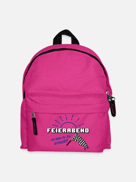 Fun Party Spruch Statement Shirt Feierabend (25) - Kinder Rucksack - Fuchsia