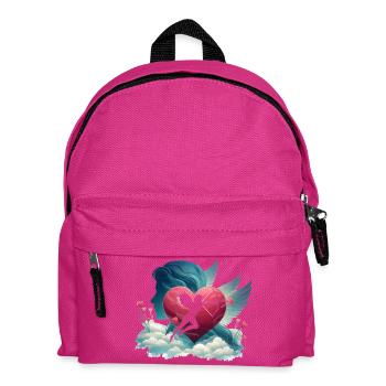 Cupid Archer Heart Artwork - Kids' Backpack - fuchsia - Front