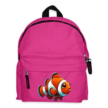 Poisson-clown - Sac à dos Enfant - fuchsia - Devant