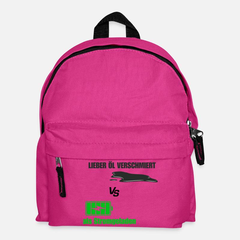 Öl Verschmiert - Kinder Rucksack - Fuchsia