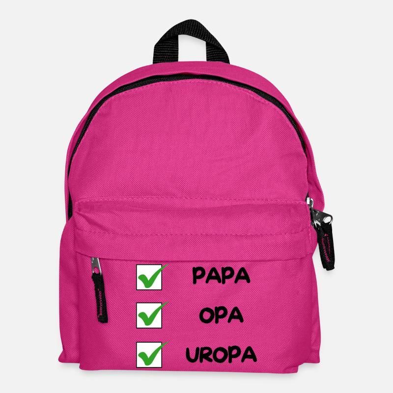 UROPA Checkliste - Kinder Rucksack - Fuchsia