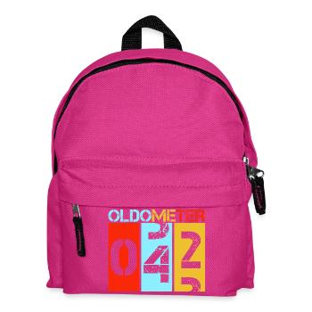 Oldometer 42 Rétro Vintage 42 Design pour le 42e anniversaire - Sac à dos Enfant - fuchsia - Devant