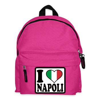 Neapel, Napoli - Kinder Rucksack - Fuchsia - Vorne