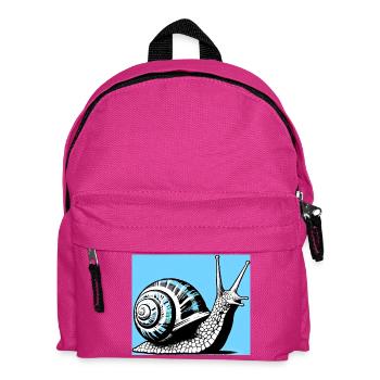Schnecke - Kinder Rucksack - Fuchsia - Vorne