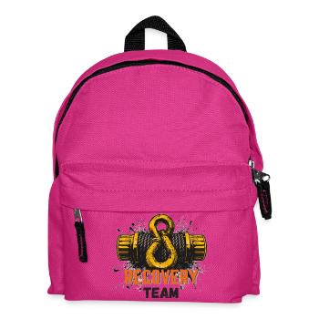 Offroad Recovery Team Seilwinde - Kinder Rucksack - Fuchsia - Vorne
