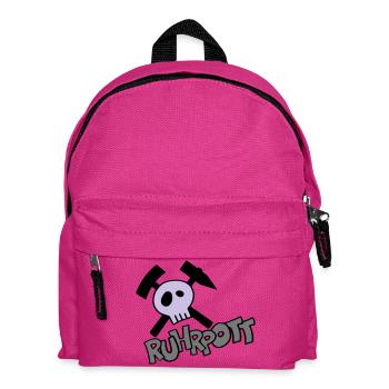 Ruhrpott Pirat - individualisierbar - Kinder Rucksack - Fuchsia - Vorne