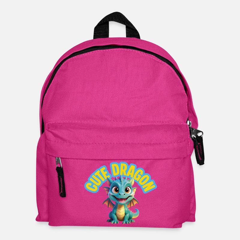Dragon mignon - Sac à dos Enfant - fuchsia