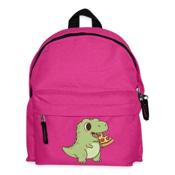 T-Rex mange une pizza - Sac à dos Enfant - fuchsia - Devant
