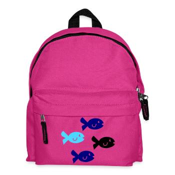 Pisces Silhouette - Kids' Backpack - fuchsia - Front