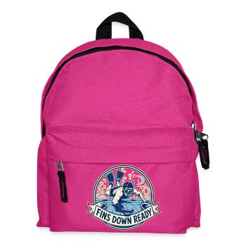 FINS DOWN READY - Kinder Rucksack - Fuchsia - Vorne