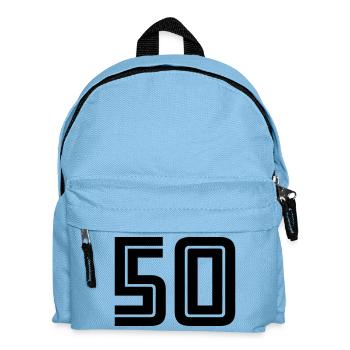 50 - Kids' Backpack - light blue - Front