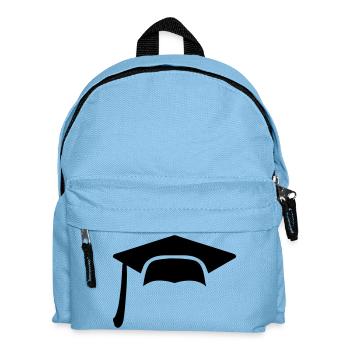 chapeau diplome icone 7062 - Sac à dos Enfant - bleu clair - Devant