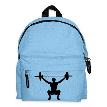 Lifting Weights - Kinder Rucksack - Hellblau - Vorne