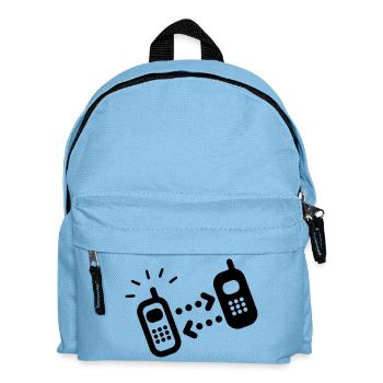 phone - Kids' Backpack - light blue - Front