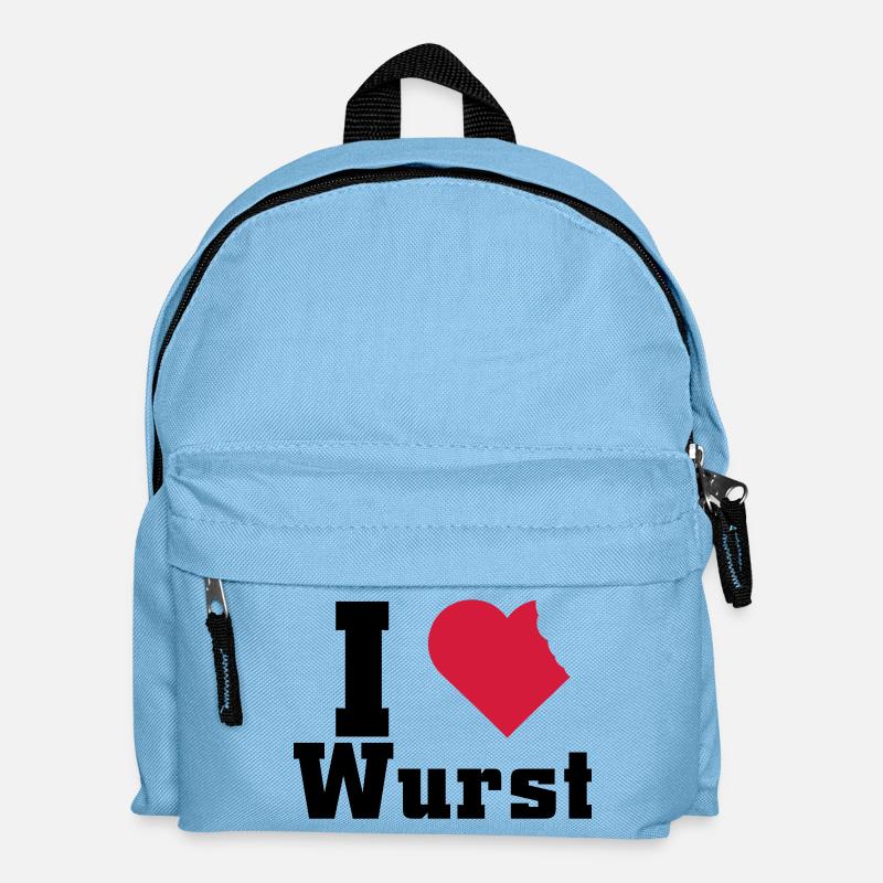 ieatwurst - Kinder Rucksack - Hellblau