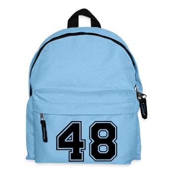 48 - Kids' Backpack - light blue - Front