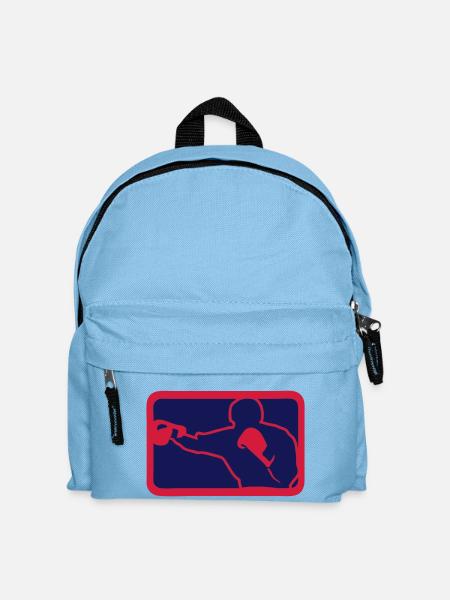 Boxen Boxen boxen amerikanischen logo5 - Kinder Rucksack - Hellblau