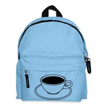 Coffee Cup - Kids' Backpack - light blue - Front