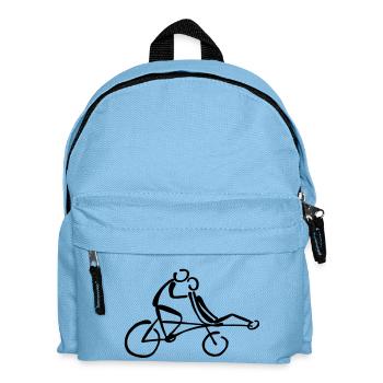 Pinogramm Pino Stufentandem Tandem - Kinder Rucksack - Hellblau - Vorne