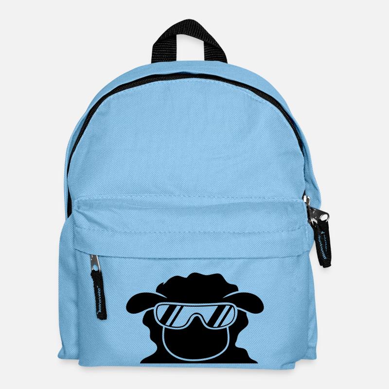 Cool Sheep - Kinder Rucksack - Hellblau