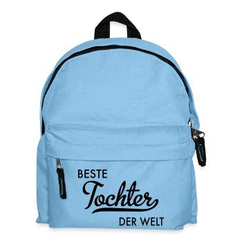 Beste Tochter der Welt - Kinder Rucksack - Hellblau - Vorne