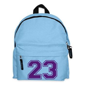 23 - Kinder Rucksack - Hellblau - Vorne