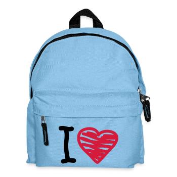 I_love - Sac à dos Enfant - bleu clair - Devant
