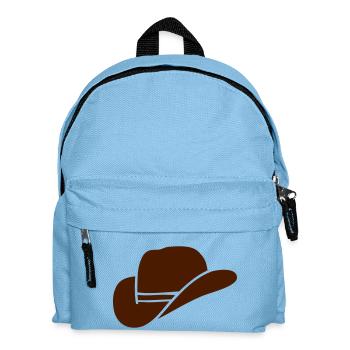 Cowboy Hat - Kids' Backpack - light blue - Front