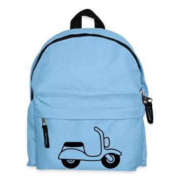 Moped - Kids' Backpack - light blue - Front