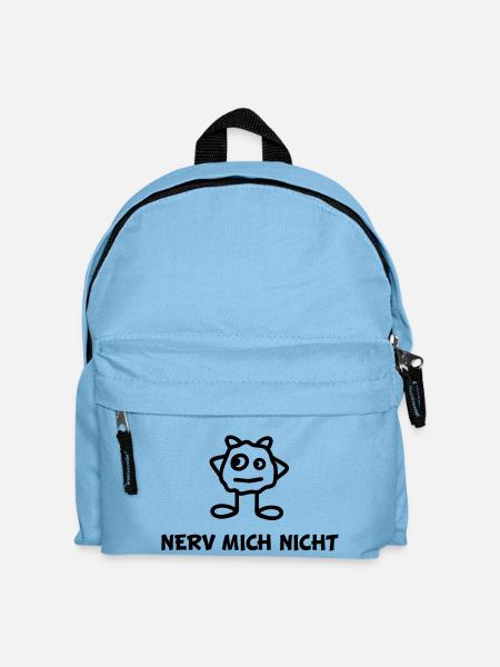 Monster - Nerv mich nicht - Kinder Rucksack - Hellblau