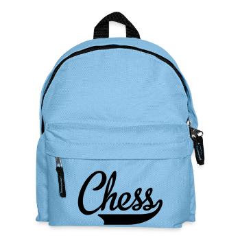 Schach - Kinder Rucksack - Hellblau - Vorne