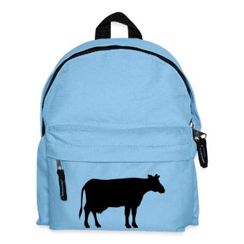 cow animal - Kids' Backpack - light blue - Front