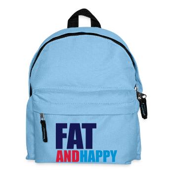 Fat & Happy - Kids' Backpack - light blue - Front