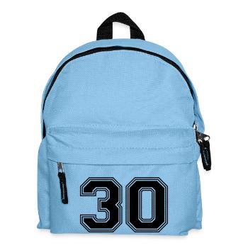30_number_30_(s31) - Kids' Backpack - light blue - Front