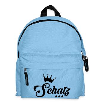 Liebe / Valentinstag / Love / Baby / Herz - Kinder Rucksack - Hellblau - Vorne