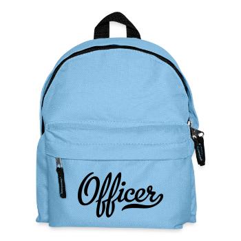 Officer - Kids' Backpack - light blue - Front