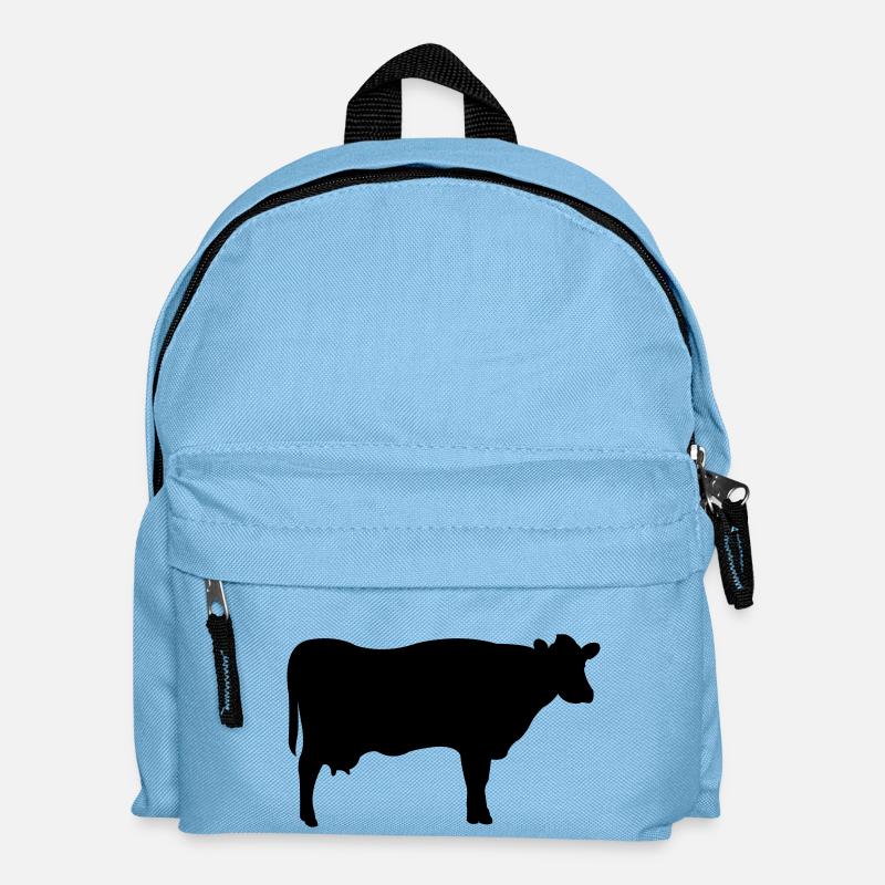 kuh - Kinder Rucksack - Hellblau