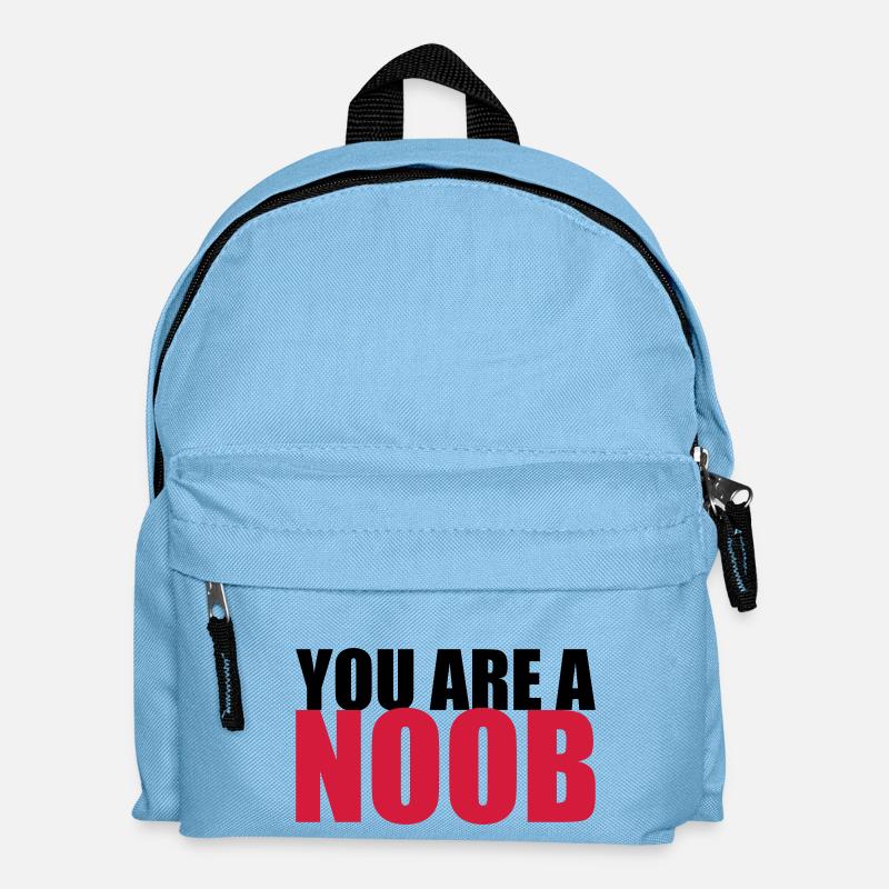 youareanoob - Kids' Backpack - light blue