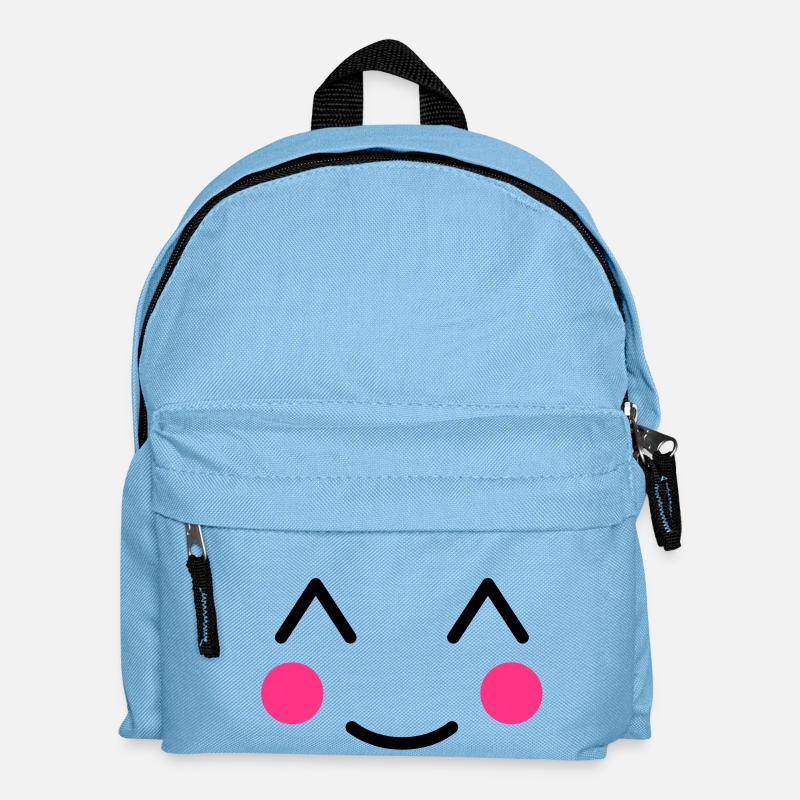Blush Smiley - Kids' Backpack - light blue