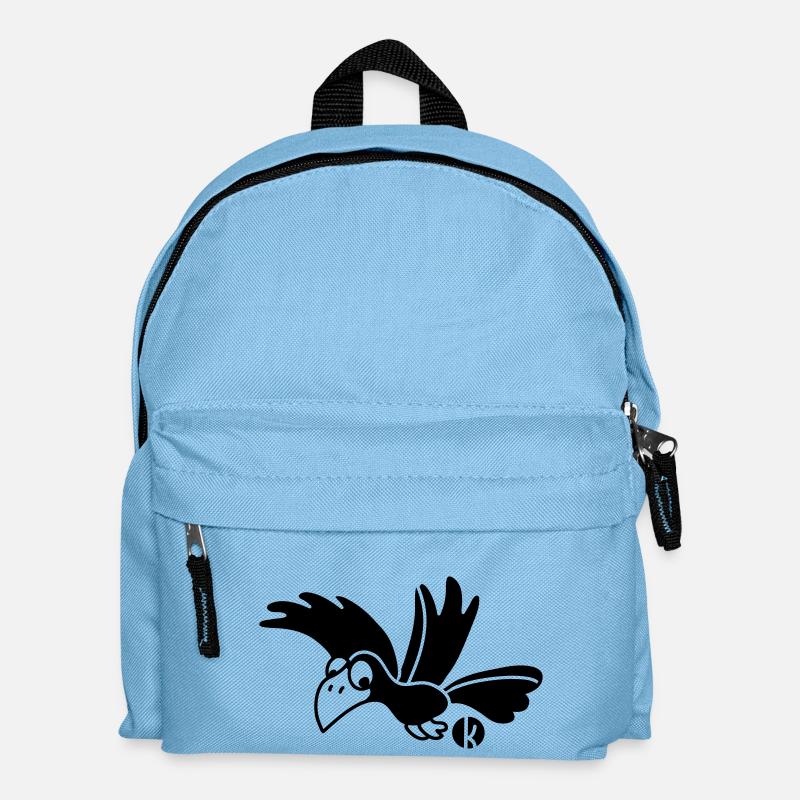 Rabe - Kinder Rucksack - Hellblau