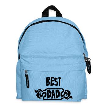 Papa Vati Vater Vatertag Geburtstag Dad Familie - Kinder Rucksack - Hellblau - Vorne