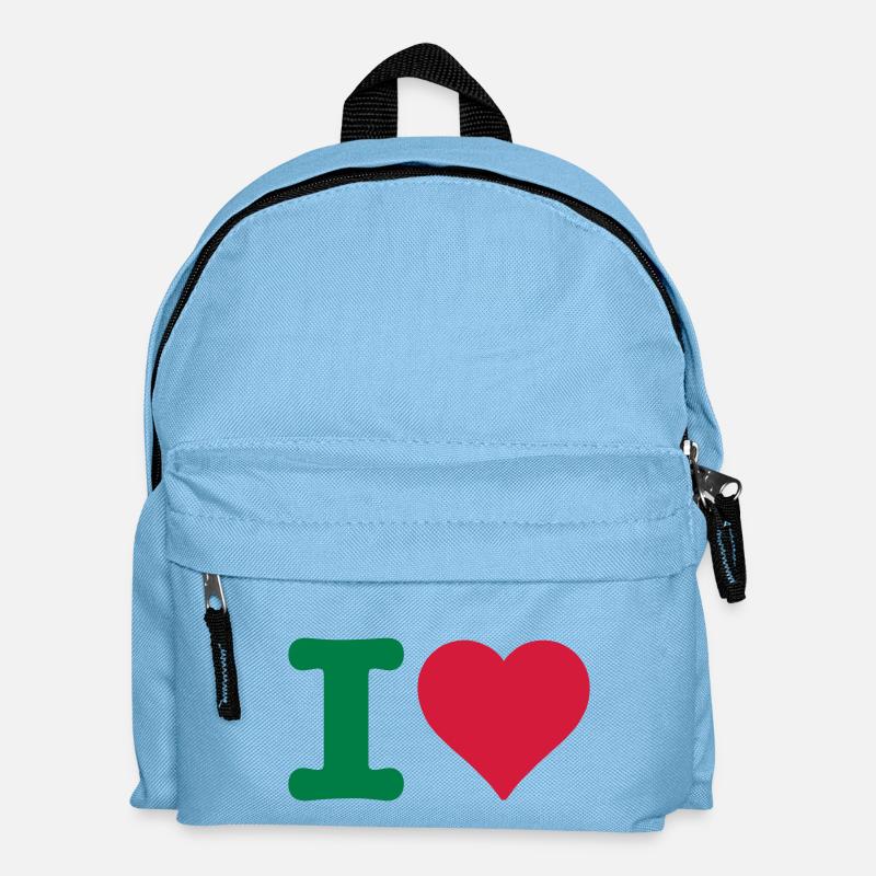 Ilove - Kinder Rucksack - Hellblau