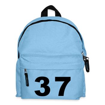Nombre - 37 - trente-sept - Sac à dos Enfant - bleu clair - Devant