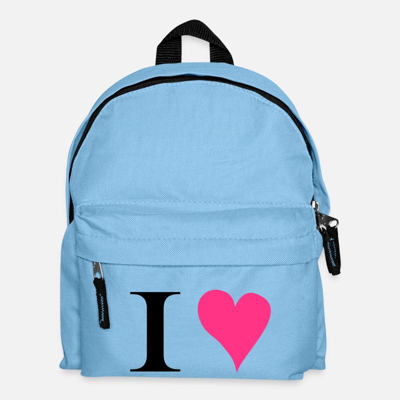 I love 2 - Kids' Backpack - light blue