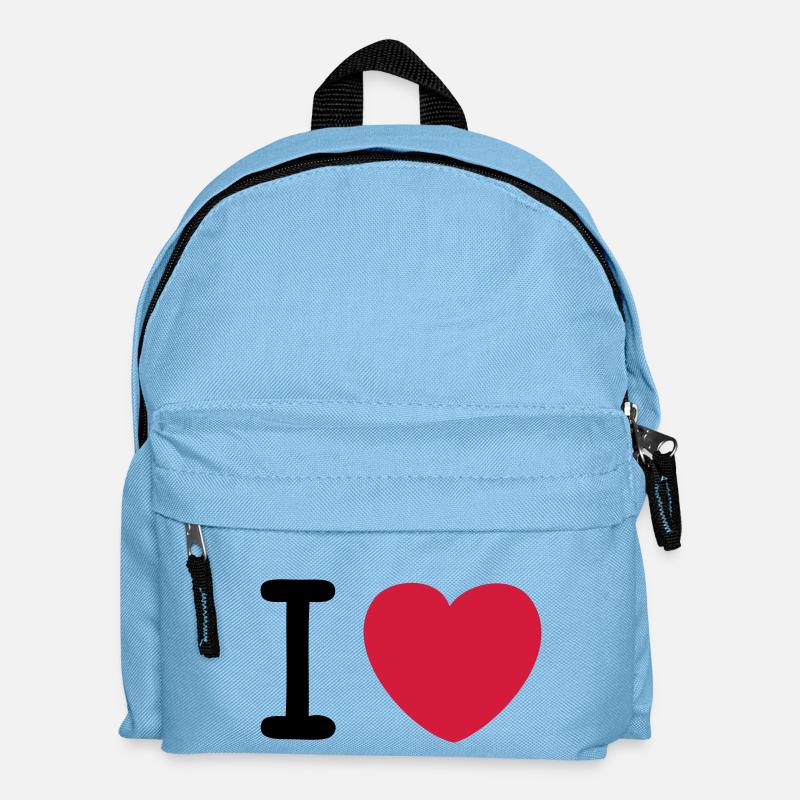 I love Original - Kinder Rucksack - Hellblau