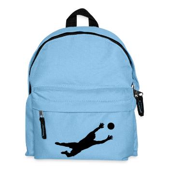 Torwart - Kinder Rucksack - Hellblau - Vorne